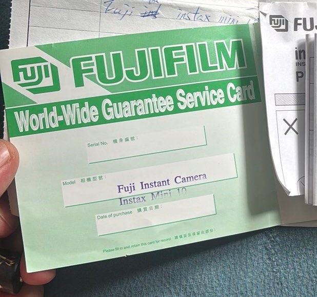 40131 | instax warranty card 02