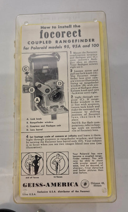 30012 | Geiss-America Focorect Coupled Rangefinder